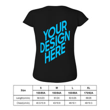 Cargar imagen en el visor de la galería, Camiseta Algodón Suave Casual de Manga Corta para Mujer FS0803020 Personalizada con Impresión Trasera con Foto Logo Patrón Texto