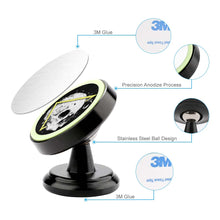 Cargar imagen en el visor de la galería, Soporte magnético para teléfono móvil para coche compatible con todos los smartphones y tabletas QC1104011 Personalizado Personalizada con Foto, Texto o Logo