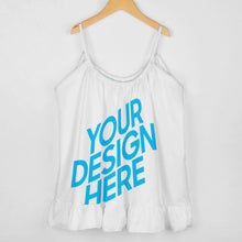 Cargar imagen en el visor de la galería, Camiseta sin Mangas para Mujer Tank Tops con Diseño NK Personalizada con Foto Texto o Logo con una Imágen
