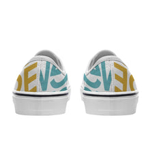 Cargar imagen en el visor de la galería, Zapatos de lona con cordones para mujer hombre FS0811006 Personalizados con Impresión Completa con Foto Logo Patrón Texto