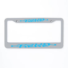 Cargar imagen en el visor de la galería, Marco de Matrícula Bicolor de Aluminio con Impresión UV de Diseño Personalizado con Tus Fotos o Textos