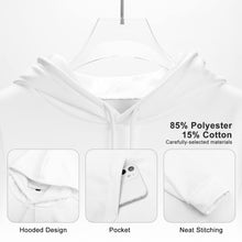 Cargar imagen en el visor de la galería, Sudadera holgada con capucha hombros caídos para mujer NH Personalizada con impresión completa de múltiples imágenes con Foto Logo Patrón Texto