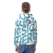 Cargar imagen en el visor de la galería, Sudadera Clásica Casual con capucha Impresión Centrada Completa para Unisex Niños Chicos Adolescentes FS0816039 Personalizada de una imagen con Foto Logo Patrón Texto