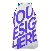 Cargar imagen en el visor de la galería, Chaleco Camiseta sin mangas de tirante escote redondo para mujer YK Personalidado con estampado de múltiples imágenes con Foto Logo Patrón Texto