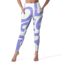 Cargar imagen en el visor de la galería, Pantalones de Yoga / Leggings Deportivos de Fitness con Bolsillos Alta Calidad para Mujer CE003 Personalizados Impresion Completa con Foto Logo Patrón Texto