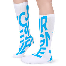 Cargar imagen en el visor de la galería, Calcetines Transpirables Mejor Apoyo para correr atletismo para mujeres y hombres FS0808008 Personalizados con impresión completa con Foto Logo Patrón Texto
