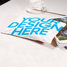 Cargar imagen en el visor de la galería, Funda de Almohada de Felpa con Impresión a Doble Cara de Diseño Personalizado con Tus Textos o Imágenes Online