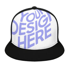 Cargar imagen en el visor de la galería, Gorra de Béisbol con Borde Plana Ajustable Snapback para Mujer Hombre FS0809061 Personalizada Impresión de Una Imagen con Foto Logo Patrón Texto