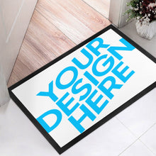 Cargar imagen en el visor de la galería, Alfombra de Tela sin Tejida de Goma Negra con Diseño Personalizada con Tu Texto Foto Patrón