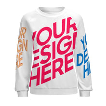 Cargar imagen en el visor de la galería, Sudadera Manga Larga con Cuello Redondo de Moda para mujer RH Personalizada con Multi-Imágenes con Foto Logo Patrón Texto