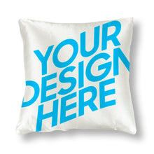 Cargar imagen en el visor de la galería, Funda de Cojín de Satín con Impresión a Doble Cara de Diseño Personalizado con Tu Foto o Texto Online