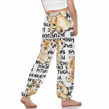 Cargar imagen en el visor de la galería, Pantalones casuales Pantalones deportivos para niños niñas con cordón elástico NT204 Personalizados con Impresión Completa de una imagen con Foto Logo Patrón Texto