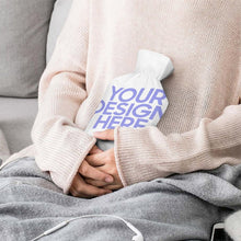 Cargar imagen en el visor de la galería, Bolsa de Agua Caliente 1L con Funda de Felpa Corta Estampada Extraíble Lavable para Invierno Adultos Niños JJ0529212 Personalizada Impresion Completa de Una Imagen con Foto Logo Patrón Texto