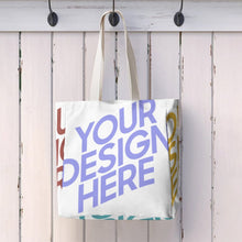 Cargar imagen en el visor de la galería, Bolsa de Lona Informal / Bolso Tote de Tela con Estampado Capacidad Grande para Mujeres Niñas Estudiantes para Compras Oficina XB0601052 Personalizada con Impresión Completa de Múltiples Imágenes con Foto Texto Patrón