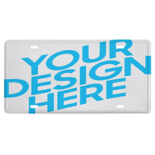 Cargar imagen en el visor de la galería, Placa de matrícula de coche de hierro (15 × 30 cm) QC1101006 Personalizado Personalizada con Foto, Texto o Logo