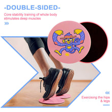 Cargar imagen en el visor de la galería, Discos deslizantes Core Sliders Dual Sided Rosado discos de ejercicio de doble cara YD2301003 Personalizado con Foto, Texto o Logo