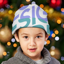 Cargar imagen en el visor de la galería, Gorro de Punto / Gorro Tejido con Estampado Unisex Infantil para Niños Niñas YT1205080 Personalizado Impresion Completa de Múltiples Imágenes con Foto Logo Patrón Texto