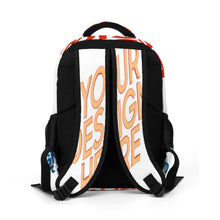 Cargar imagen en el visor de la galería, Mochila Escolar Estampada con Bolsillos Gran Capacidad para Infantil Adulto Unisex XB0604092 Personalizada Impresion Completa de Múltiples Imágenes con Foto Logo Patrón Texto