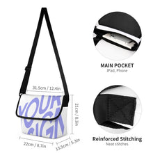 Cargar imagen en el visor de la galería, Bolsa de Bandolera de Moda / Bolsa de Hombro Capacidad Grande para Jóvenes Mujer Hombre XB0614004 Personalizada Impresión Completa de Una Imagen con Foto Logo Patrón Texto