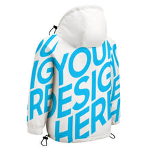 Cargar imagen en el visor de la galería, Chaqueta con capucha velcro manga larga para niños niñas A541 Personalizada con Impresión Completa de una imagen con Foto Logo Patrón Texto