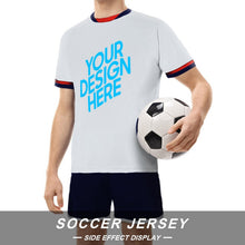 Cargar imagen en el visor de la galería, JG6319 Uniforme de Fútbol para Adultos con Diseño Personalizado Personalizada de Tus Nombres o Fotos