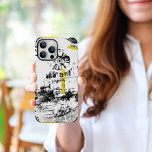 Cargar imagen en el visor de la galería, Fundas de cuero de fibra de iPhone 13 Serie Personalizadas con Foto Logo Patrón Texto