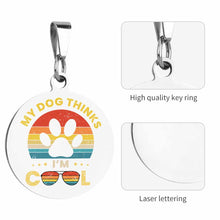 Cargar imagen en el visor de la galería, Tarjeta de Identificación para Perro Gato / Placa Etiqueta de Mascota CW1501014 Personalizada Impresion Completa de Dos Imágenes con Foto Logo Patrón Texto