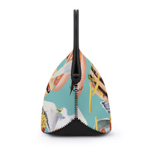 Cargar imagen en el visor de la galería, Bolsa de PVC para almuerzo, bolsa fresca, bolsa térmica con asa (hay varias especificaciones disponibles) para adultos y niños Impresión de diseño Personalizado con Foto o Mensajes de Texto