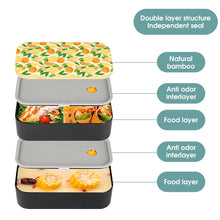Cargar imagen en el visor de la galería, Caja Bento PP con Dos Capas Correa Elástica / Caja de Almuerzo Plástica con Cubiertos para Niños Adultos Trabajo Escuela Comida JJ0522203 Personalizada con Impresión Completa con Foto Logo Patrón Texto