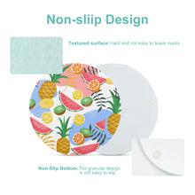 Cargar imagen en el visor de la galería, Tabla de Cortar Redonda / Tabla de Corte de Vidrio Templado para Cocina Hogar JJ0522208 Personalizada Impresion Completa de Una Imagen con Foto Logo Patrón Texto