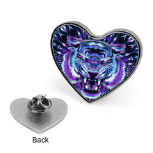 Cargar imagen en el visor de la galería, Insignia del corazón Broche Aleación de Aluminio para Decoración Adorno para Mujer Hombre SS1404005 Personalizada Impresion Completa de Una Imagen con Foto Logo Patrón Texto