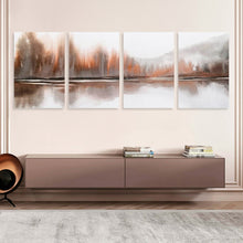 Cargar imagen en el visor de la galería, Cuadro Colgante 2:3 Vertical con Diseño Cuádruple de Una Sola Imagen con Diseño Personalizado Personalizada de Tus Fotos o Nombres