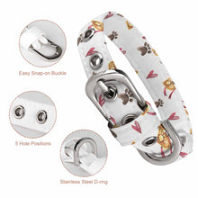 Cargar imagen en el visor de la galería, Collar para Mascota Regulable Ajustable Resistente con Cierre de Seguridad para Perro Gato Q025 Personalizado Impresion Completa de Una Imagen con Foto Logo Patrón Texto
