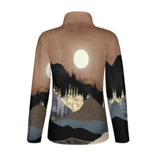 Cargar imagen en el visor de la galería, Top Deportivo con Cierre Manga Larga para Yoga Deporte Correr para Mujer SDS007 Personalizado con Impresión Completa de Múltiples Imágenes con Foto Logo Patrón Texto