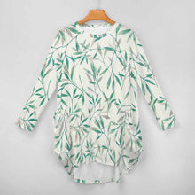 Cargar imagen en el visor de la galería, Vestido Suelto de Moda Manga Larga con Bolsillo Grande para Mujer AKQ Personalizado Impresion Completa de Una Imagen con Foto Logo Patrón Texto