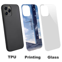 Cargar imagen en el visor de la galería, Funda de Teléfono de Vidrio de Serie Apple 12 Carcasa de Móvil para iPhone 12 Mini / iPhone 12 / iPhone 12 Pro / iPhone 12 Pro Max 3C0705081 Personalizada Impresion Completa de Una Imagen con Foto Logo Patrón Texto