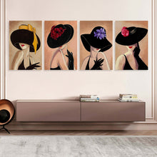 Cargar imagen en el visor de la galería, Cuadro Colgante 2:3 Vertical con Diseño Cuádruple de Múltiples Imágenes con Diseño Personalizado Personalizada de Tus Fotos o Nombres