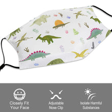 Cargar imagen en el visor de la galería, Mascarilla Infantil Reutilizable Ajustable Lavable Higiénica con Bolsillo sin Filtro de 5 Piezas para Niños Niñas JJ0521182 Personalizada Impresion Completa de Imágenes Diferentes con Foto Logo Patrón Texto