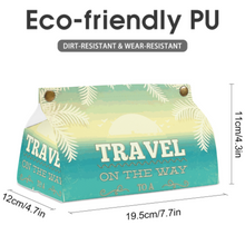 Cargar imagen en el visor de la galería, Caja de Pañuelos PU / Porta Pañuelos Tisúes para Hogar Oficina Coche JJ0531035 Personalizada Impresion Completa de Múltiples Imágenes con Foto Logo Patrón Texto