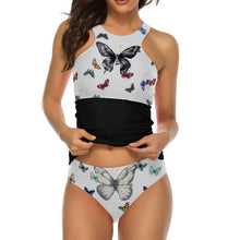 Cargar imagen en el visor de la galería, Tankini / Bañador Escote Halter FT5132 Personalizado con impresión completa con Foto Logo Patrón Texto