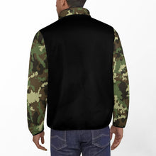 Cargar imagen en el visor de la galería, Sudadera Holgada con Botones Cuello Alzado Invierno para Hombre BAL Personalizada Impresion Completa de Múltiples Imágenes con Foto Logo Patrón Texto