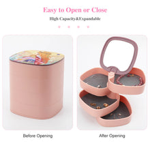 Cargar imagen en el visor de la galería, Joyero Giratorio con Diseño Personalizado Personalizada de Tus Fotos o Nombres