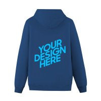 Cargar imagen en el visor de la galería, Sudadera sin Bolsillo con Capucha de Algodón para hombre FS0816019 Personalizada con Impresión Trasera con Foto Logo Patrón Texto