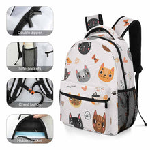 Cargar imagen en el visor de la galería, Mochila para los niños y niñas Morral A012 Diseño de imagen única Personalizada Personalizado con Foto o Mensajes de Texto