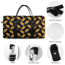 Cargar imagen en el visor de la galería, Bolsa de Viaje de Mano Impermeable Plegable de Gran Capacidad / Bolso Deportivo para Mujer Hombre XB0606010 Personalizada Impresion Completa de Una Imagen con Foto Logo Patrón Texto