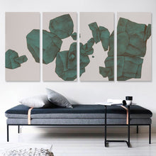 Cargar imagen en el visor de la galería, Cuadro Colgante 1:2 Vertical con Diseño Cuádruple de Una Sola Imagen con Diseño Personalizado Personalizada de Tus Fotos o Nombres