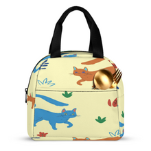 Cargar imagen en el visor de la galería, Bolsa de Almuerzo con Bolsillo / Bolso de Comida Térmico para Oficina Escuela Picnic XB0602048 Personalizada Impresion Completa de Múltiples Imágenes con Foto Logo Patrón Texto