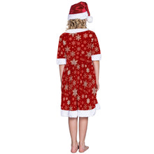 Cargar imagen en el visor de la galería, Vestido de Navidad Fiesta para Niños Niñas Chicas JJ0525021 Personalizado con Impresión Completa con Foto Logo Patrón Texto