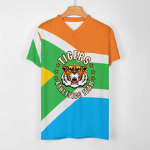 Cargar imagen en el visor de la galería, Camiseta Deportiva Transpirable de Fútbol Manga Corta para Hombre 3Z06 Personalizada con Impresión Completa de Una Imagen con Foto Logo Patrón Texto