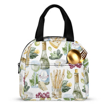 Cargar imagen en el visor de la galería, Bolsa de Almuerzo / Bolsa Térmica con Bolsillo para Exteriores Picnic Colegio Trabajo XB0602048 Personalizada Impresion Completa de Una Imagen con Foto Logo Patrón Texto